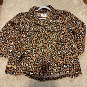 Simply Southern Leopard Sweater Jacket
